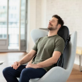Масажираща седалка за шиацу и акупресурен масаж Medisana MC 823, Германия, Цвят черен с бял кант